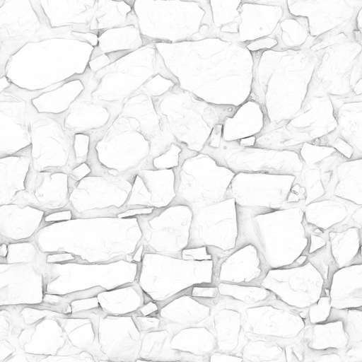 Ancient Stone Pavement Red 200x200 Ambient Occlusion