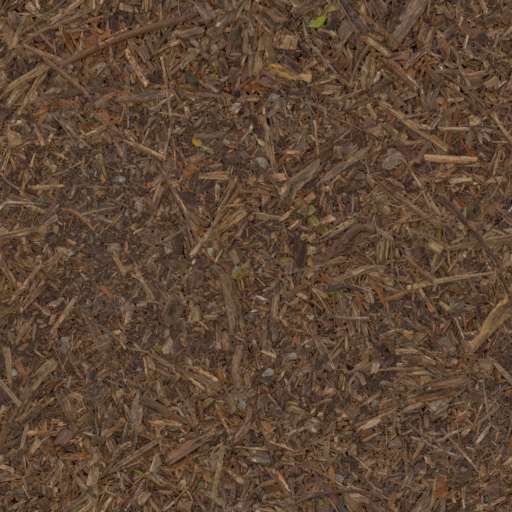 Bark Mulch Ground 100x100 Albedo