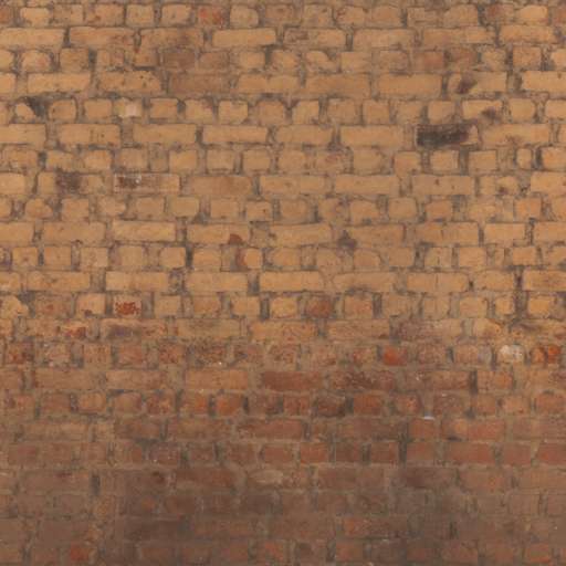 Brick Wall Old Dirty 200x200 Albedo