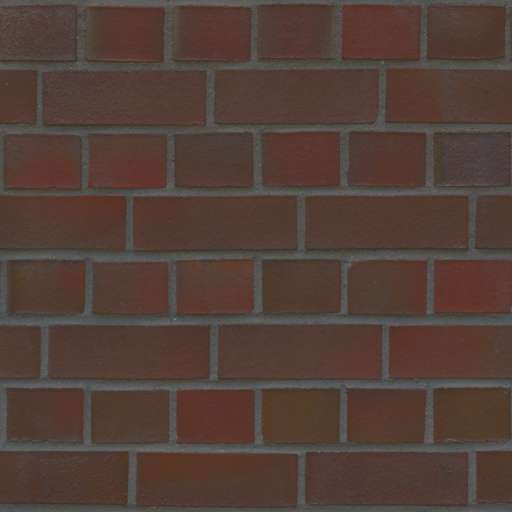 Brick Wall Red 100x100 Albedo
