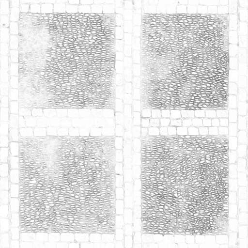 Cobblestone Pavement Grid 400x400 Ambient Occlusion