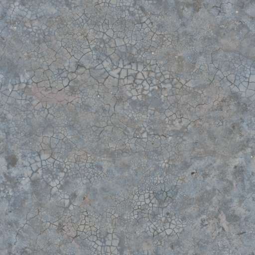 Concrete Floor Cracked 200x200 Albedo