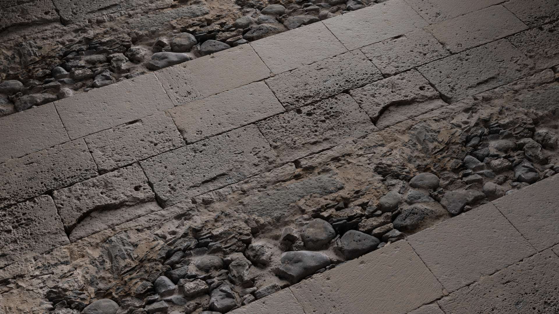 Medieval Stone Wall 200x200 Wide Preview