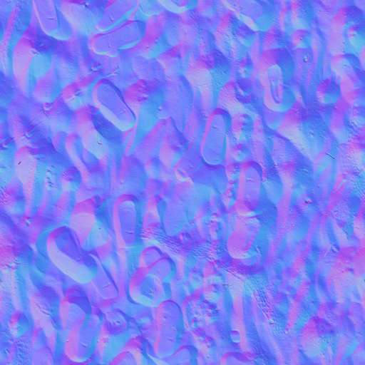 Sand Ground Footprints 200x200 Normal