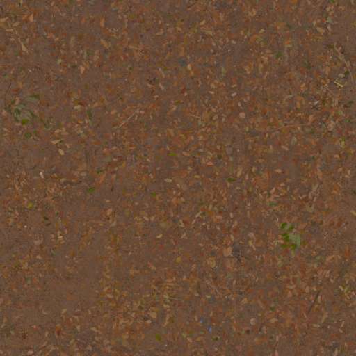 Soil Ground Leaves Mixed 150x150 Albedo