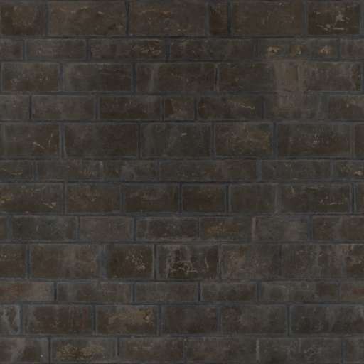 Stone Wall Chiseled Black 200x200 Albedo