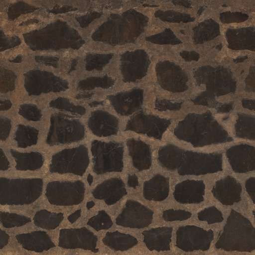 Stone Wall Old 200x200 Albedo