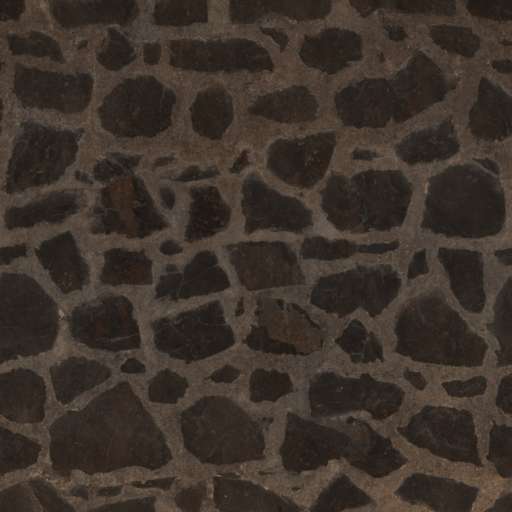 Stone Wall Old 200x200 Albedo