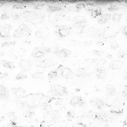 Stone Wall Painted White 200x200 Ambient Occlusion